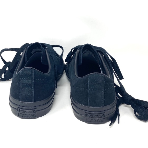 Converse Women’s One Star Pro AS Low Suede Black Casual Size Sneakers 169615C - Picture 8 of 9